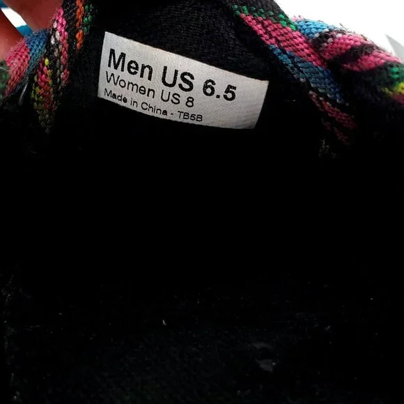 Vans Guate Weave Era Mens Shoes Size 6.5 Womens Size 8 Sneakers Textile Striped - Picture 4 of 12